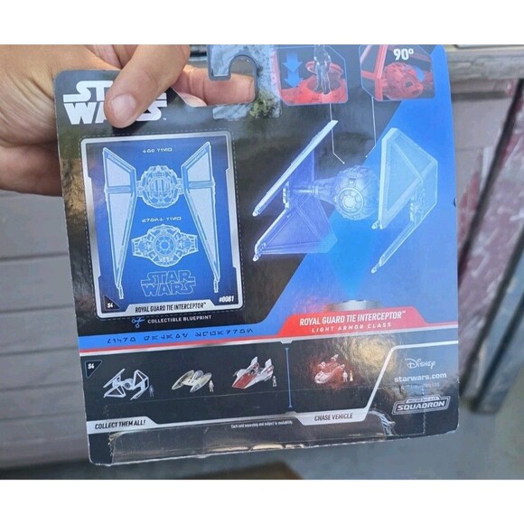 New Star Wars Micro Galaxy Squadron Royal Guard Tie Interceptor  Rare  1/15000 - Picture 4 of 4